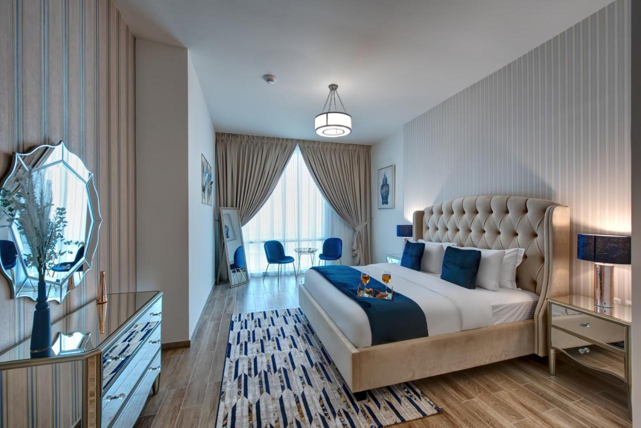 Durrani Homes - Lux 1Br At Al Habtoor Amna Tower 迪拜 外观 照片