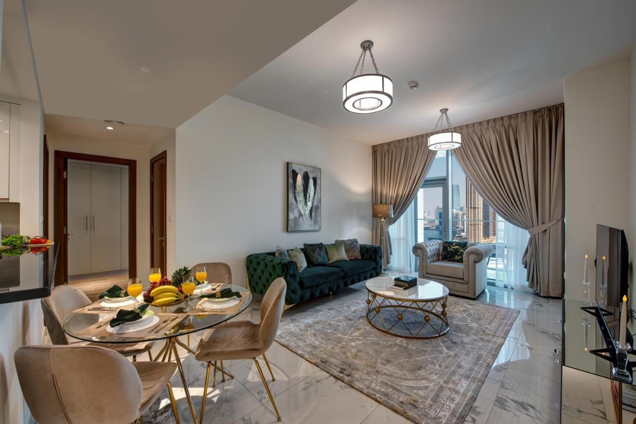 Durrani Homes - Lux 1Br At Al Habtoor Amna Tower 迪拜 外观 照片
