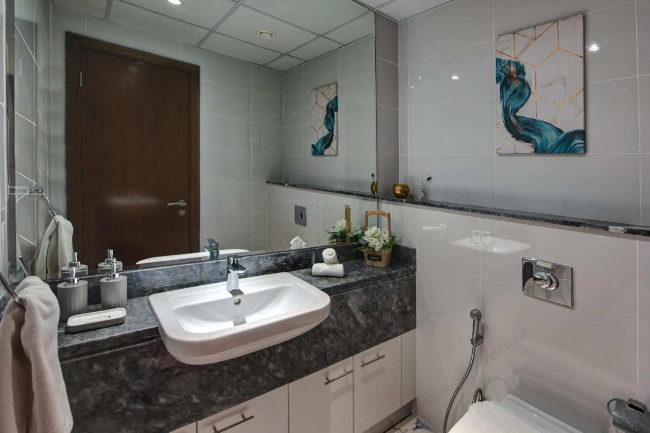Durrani Homes - Lux 1Br At Al Habtoor Amna Tower 迪拜 外观 照片