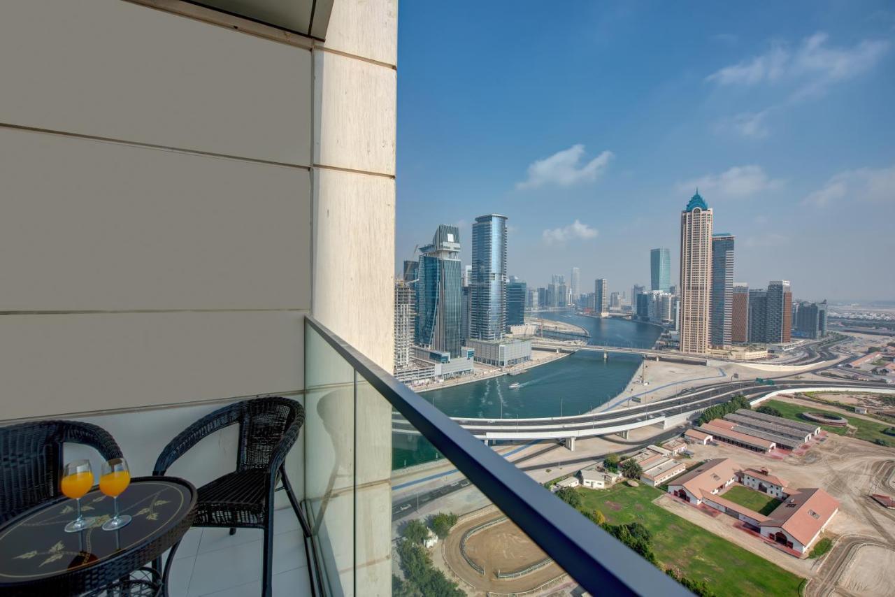 Durrani Homes - Lux 1Br At Al Habtoor Amna Tower 迪拜 外观 照片